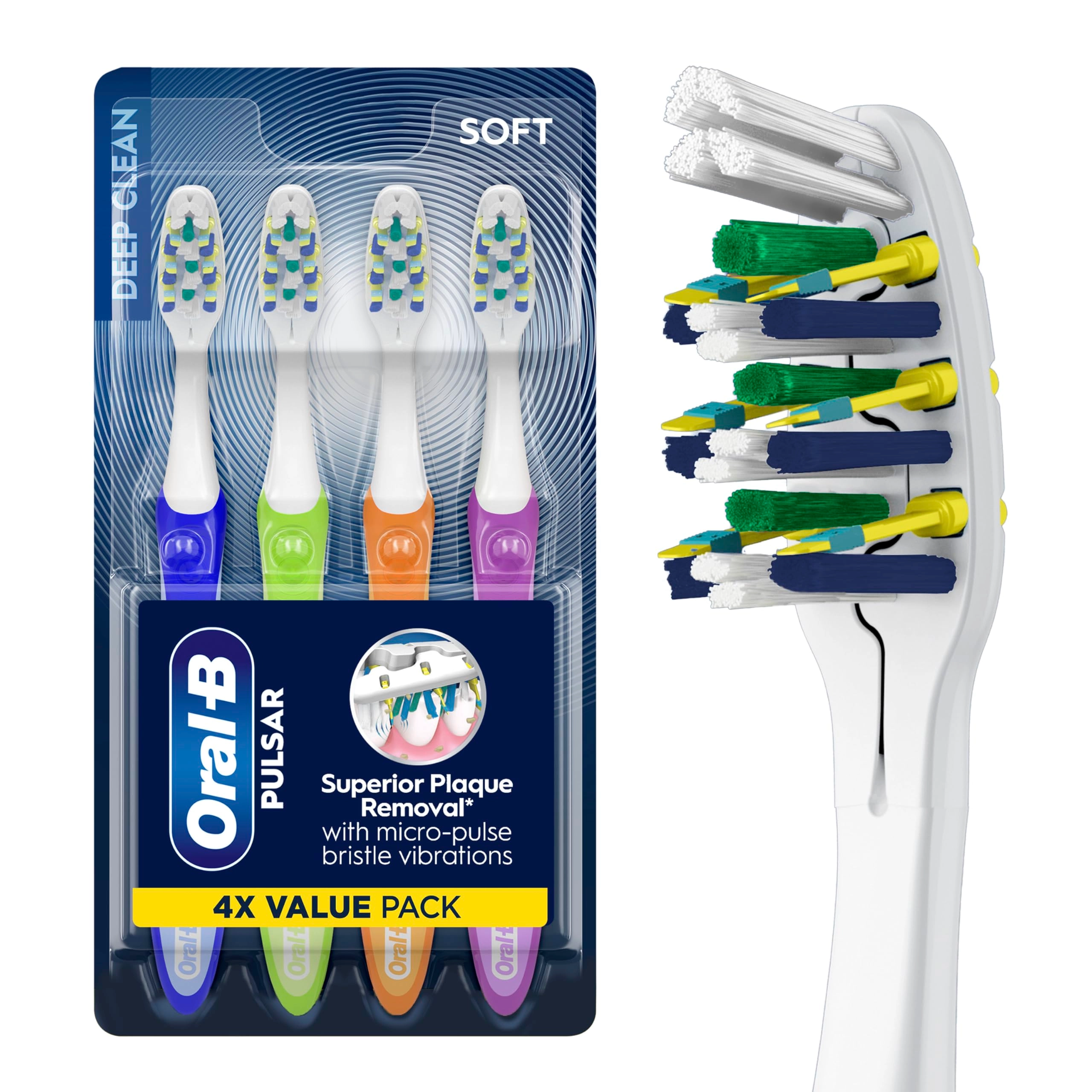 Procter & Gamble Plaque Remover Pulsar - Soft 4-Piece Pack