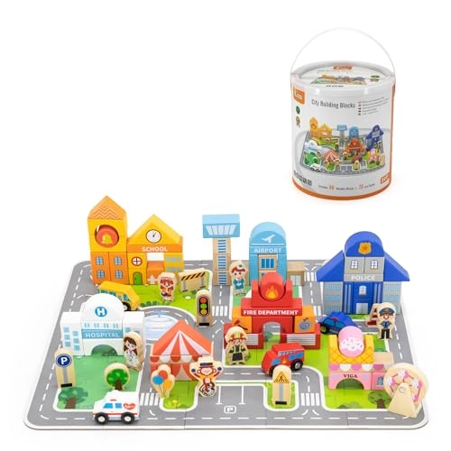 City Building Blocks Set - 100 pcs