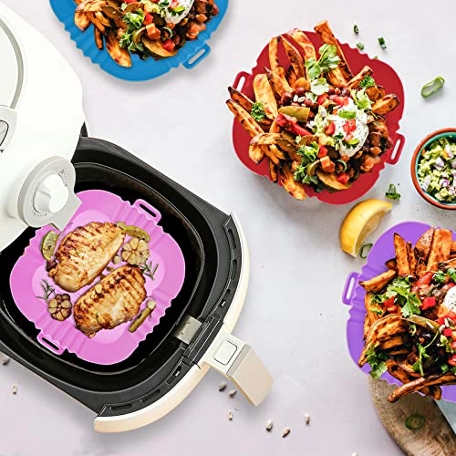 Square Air Fryer Silicone Liners - Food grade silicone 2 piece(s)