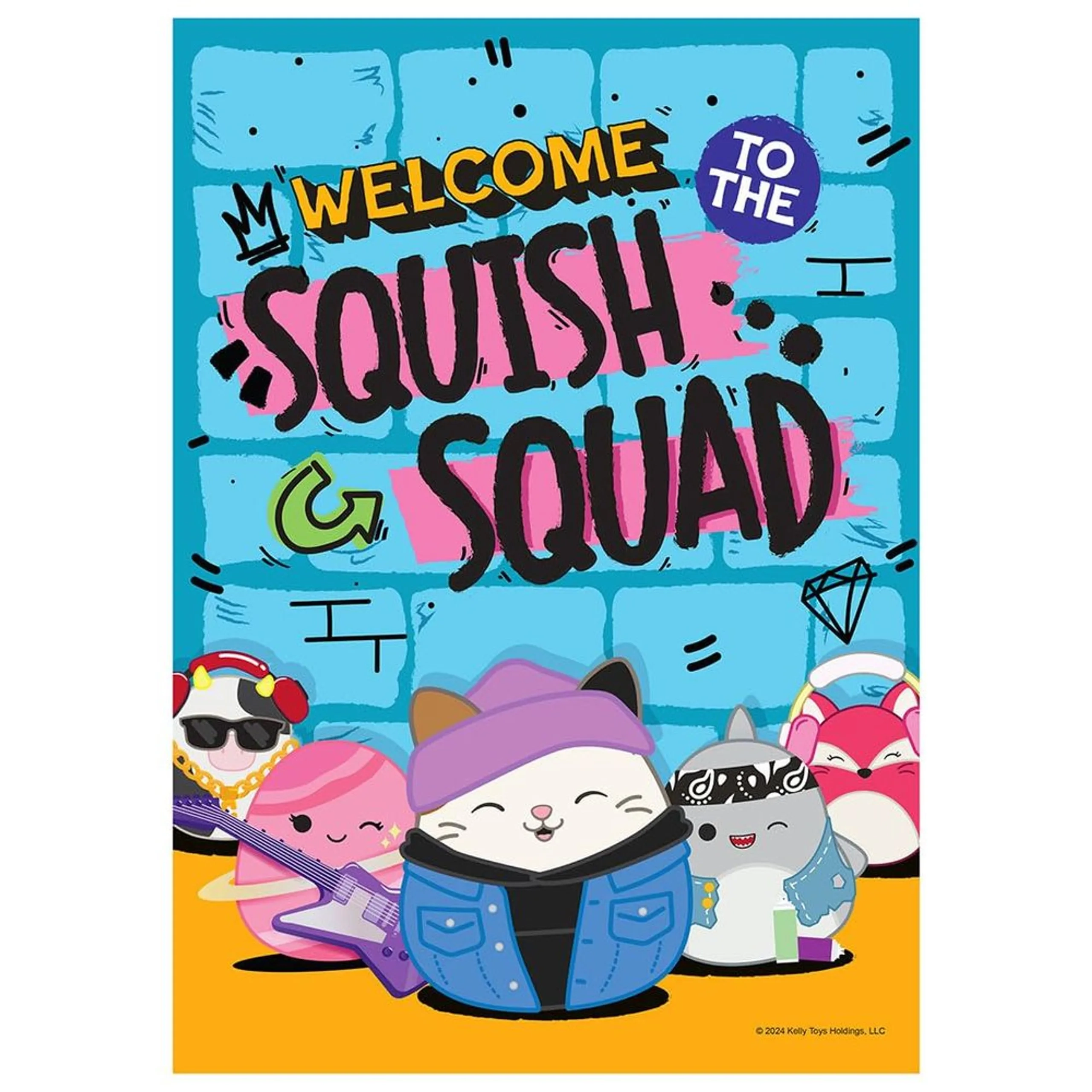 Kaleidoscope Squishmallows Creative Colouring Kit - Multicolor