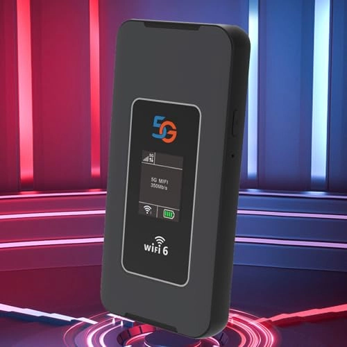 5G Mobile Hotspot Router - 5G WiFi 6 2.5 Gbps 550Mbps