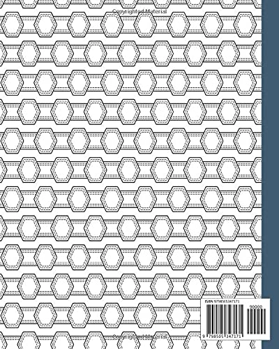 Dots And Boxes Game - Hexagons Cover 120 Pages