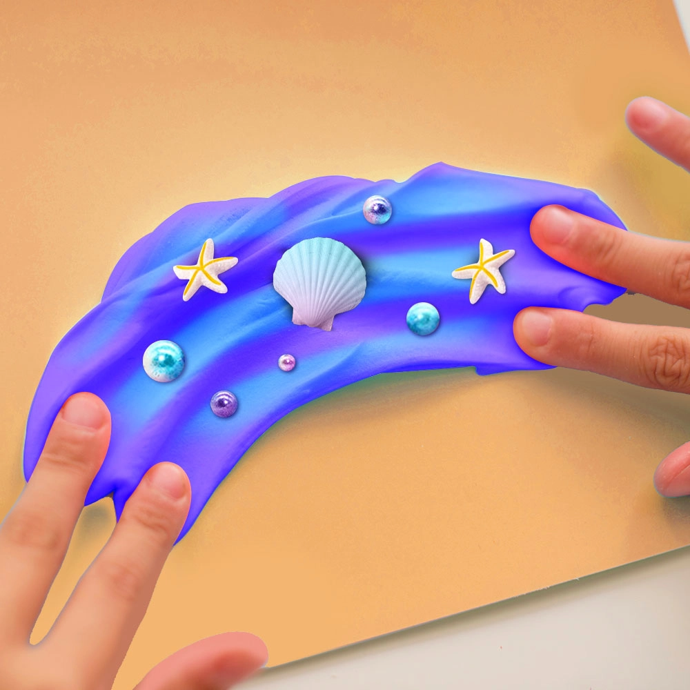 Fluffy Butter Slime Kit - 6+ 6 pieces