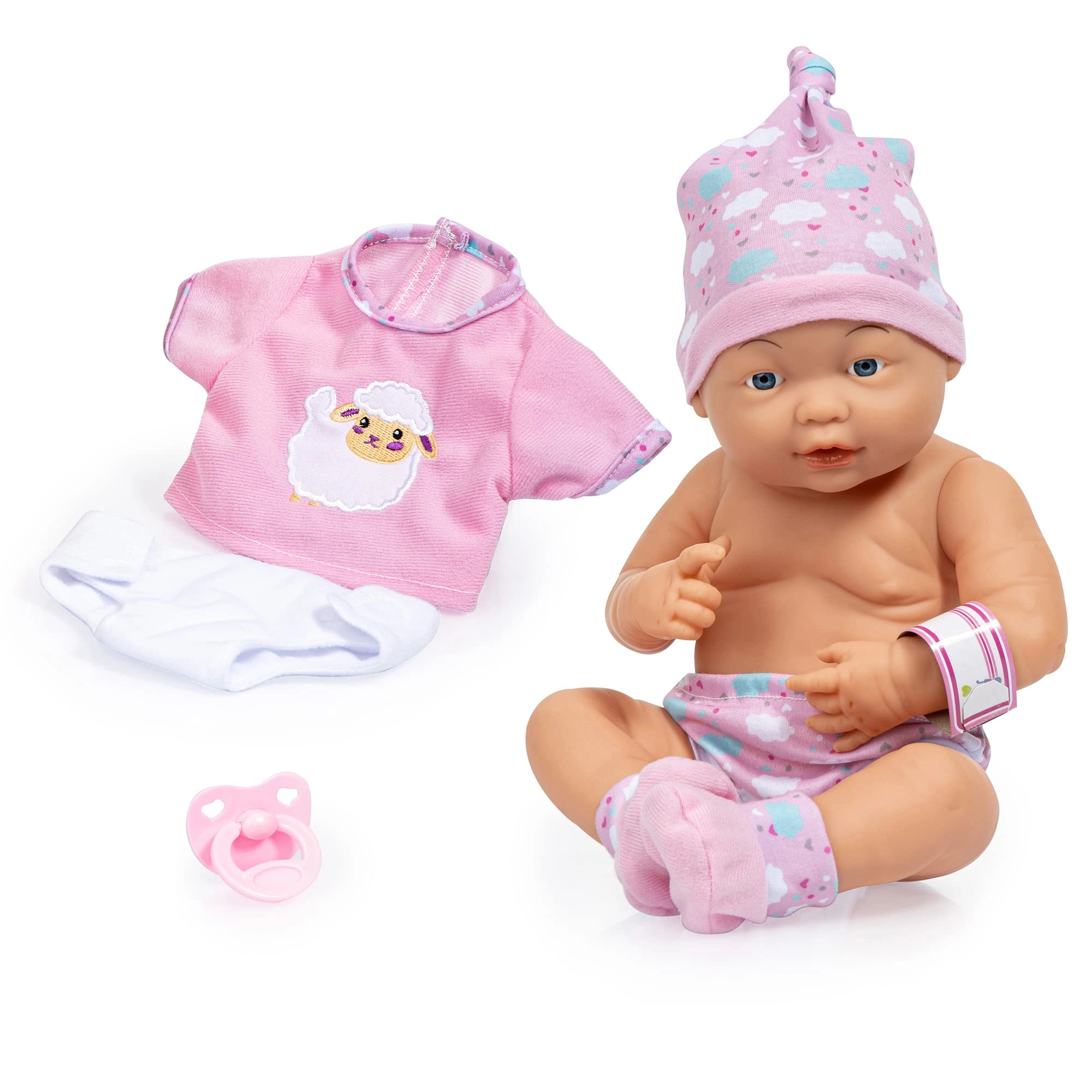 Bayer Design New Born Baby Doll - 36 cm Pink