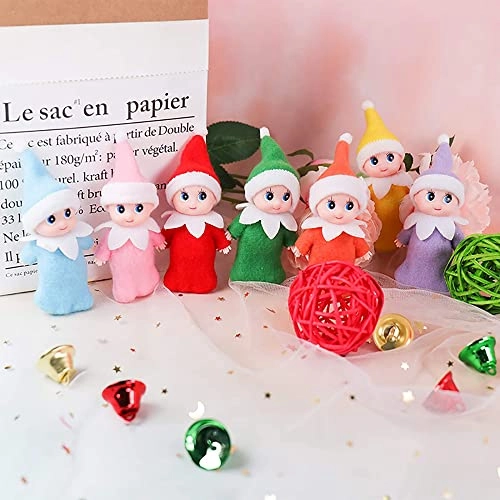 Mini Baby Elf - Pack of 7 Pieces 3.9inch Blue,red Ages 6+