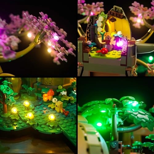 LED Light Set - Compatible with 77092 Great Deku Tree USB & Battery Powered