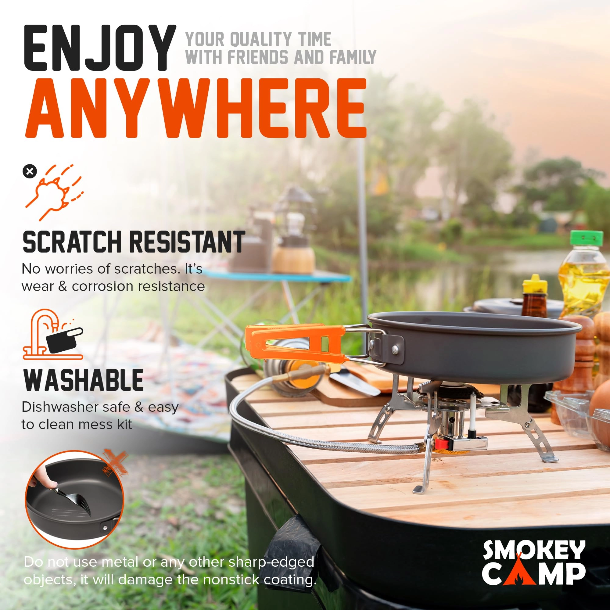 Camping Cookware Mess Kit - 11 piece(s)