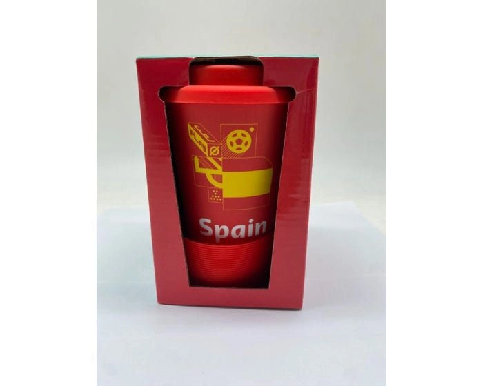Country Mug - Silicone Lid Sleeve Red