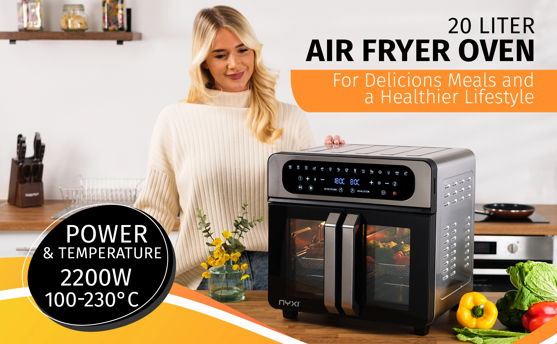 Air Fryer Oven XXL Model 3850