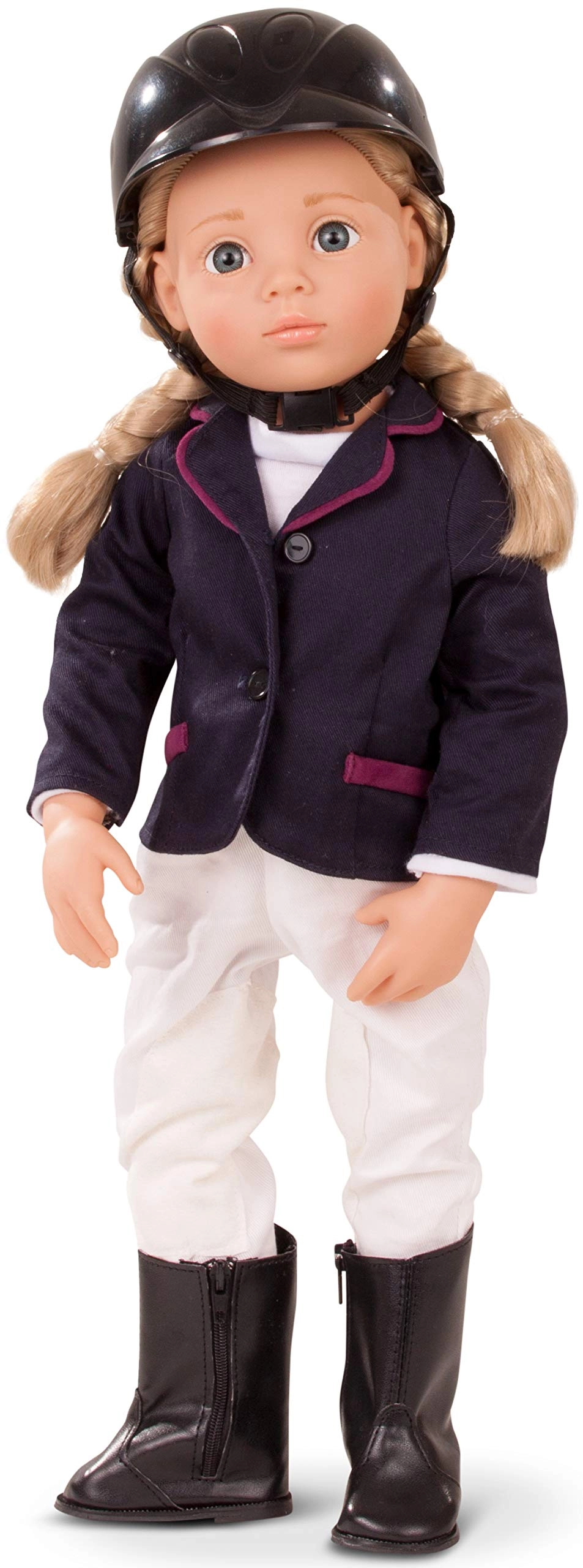 Götz Anna Competition Rider Doll - 50 cm Vinyl Blonde Hair Blue Eyes Ages 3+