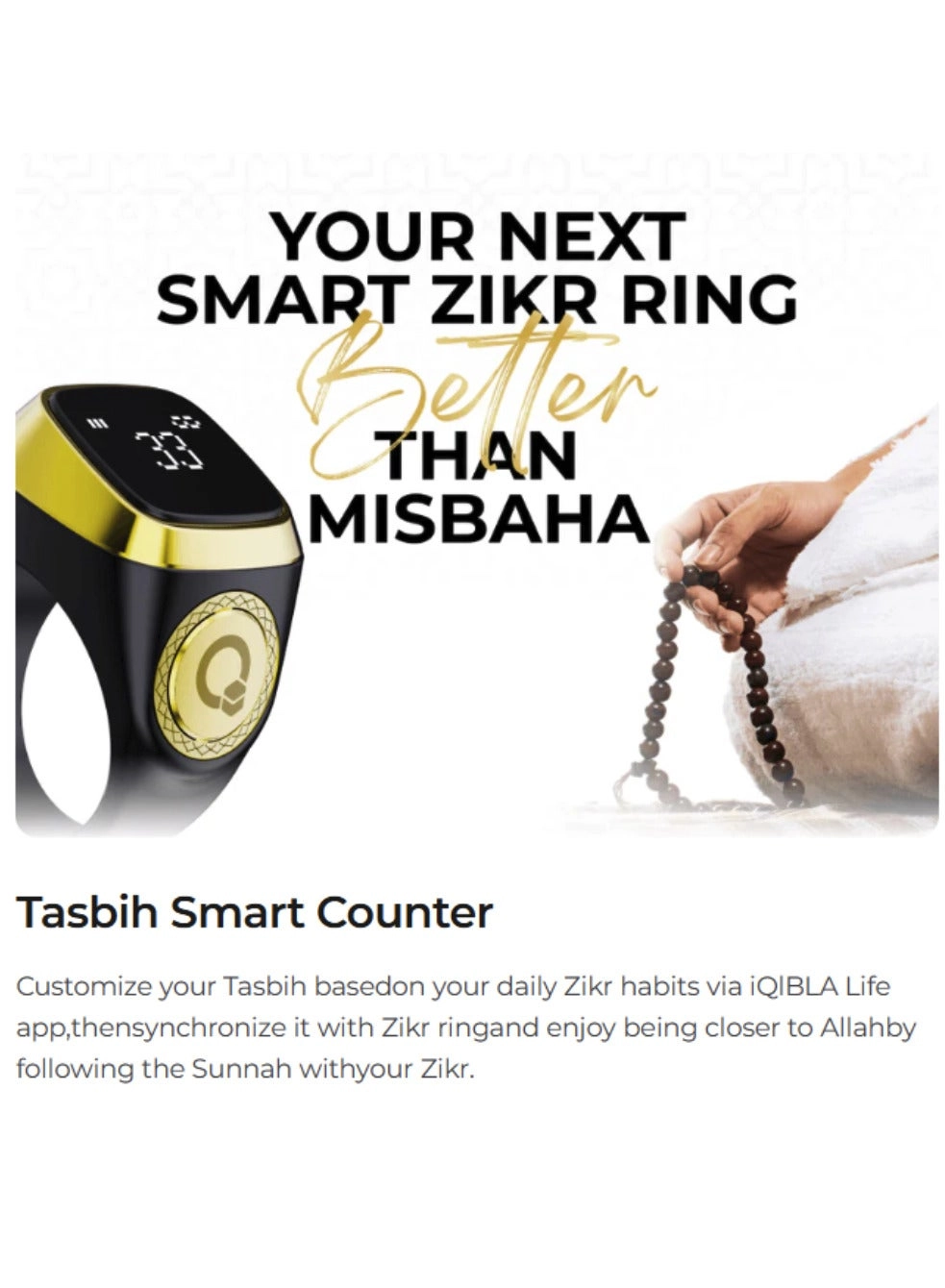 Zikr Ring E01 S Lite 18mm Plastic