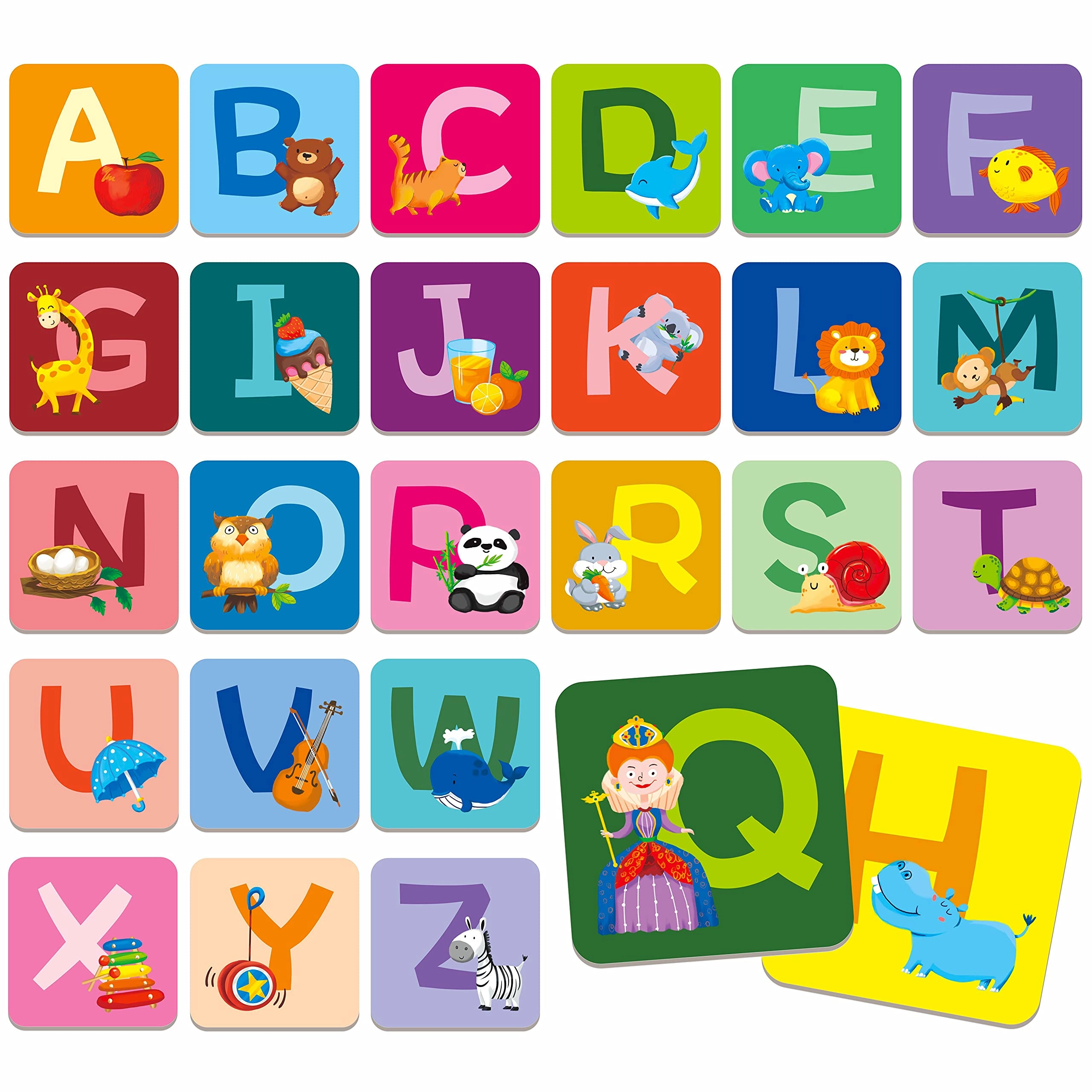 SpriteGru Alphabet Memory Game - 3 years and up 52 pieces