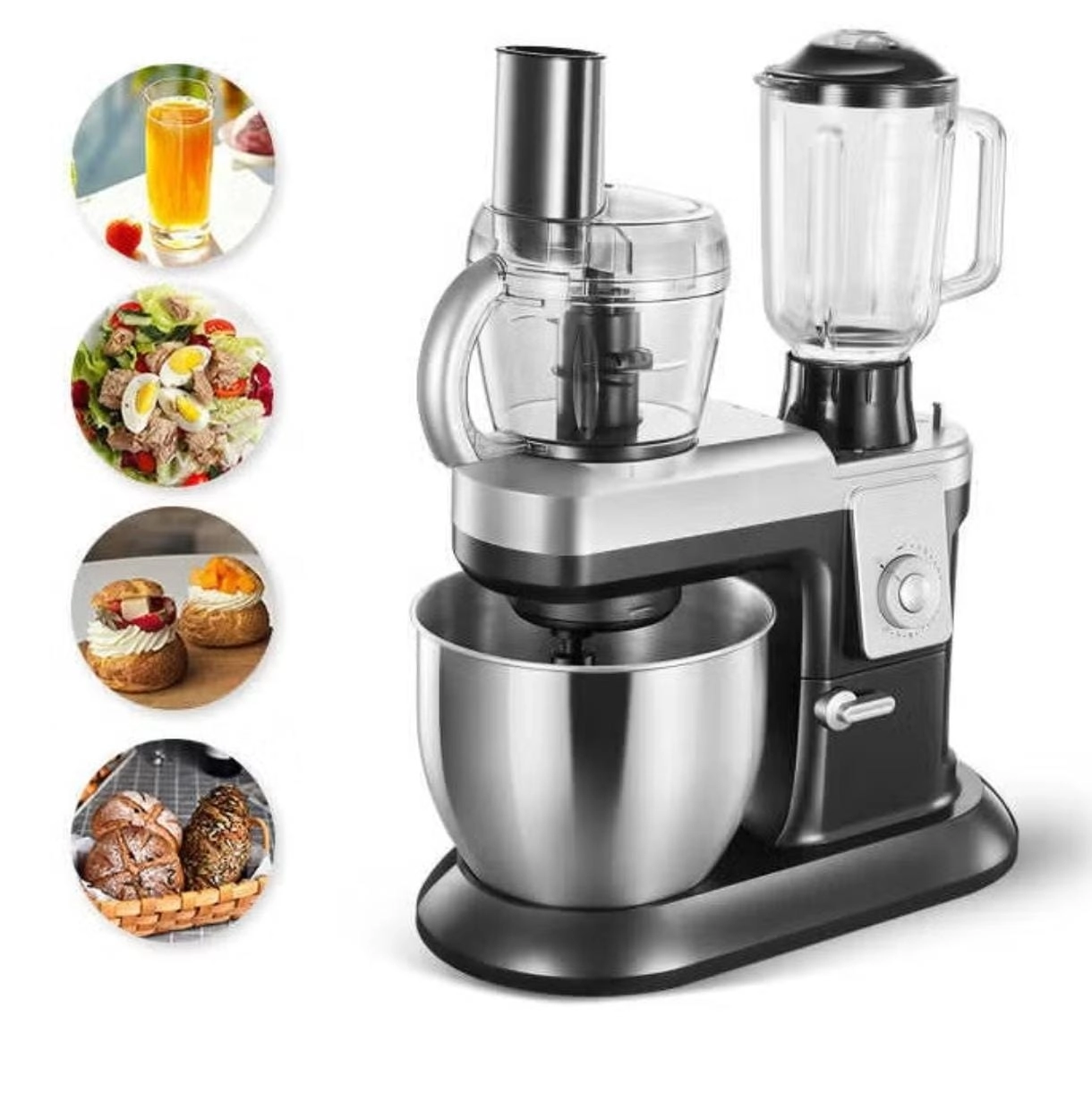 Multifunction Food Processor Mixer - 6.5L
