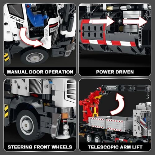 Multi Functional Crane Truck - 2178 pcs for ages 14+