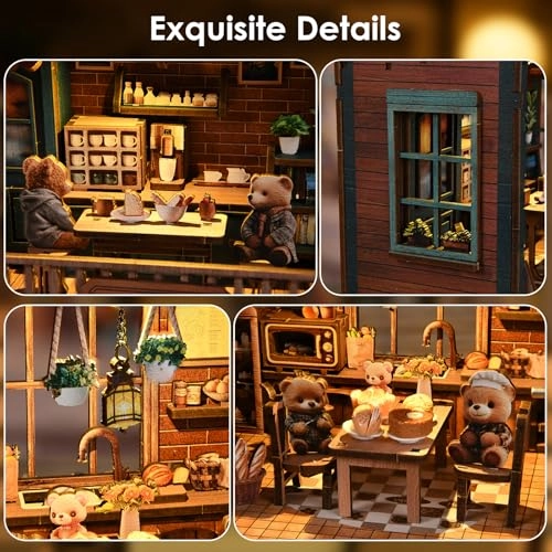 Book Nook Kit - Insertable Dust Protection Plate Miniature Dollhouses