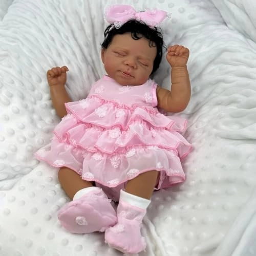 Pascale Reborn Baby Doll - 18 inch Vinyl sleeping Ages 3+