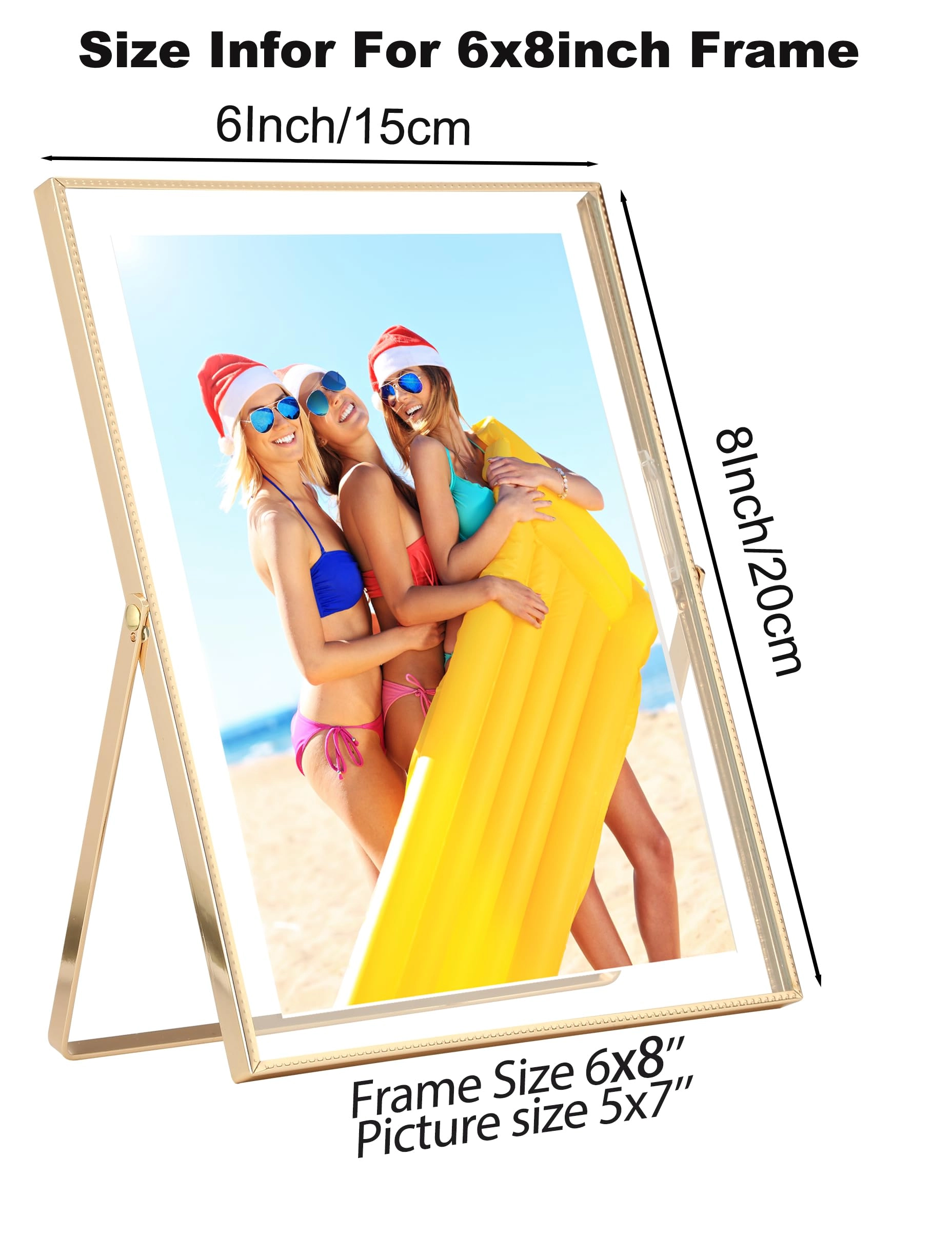 Floating Photo Frame - 6x8'' Set