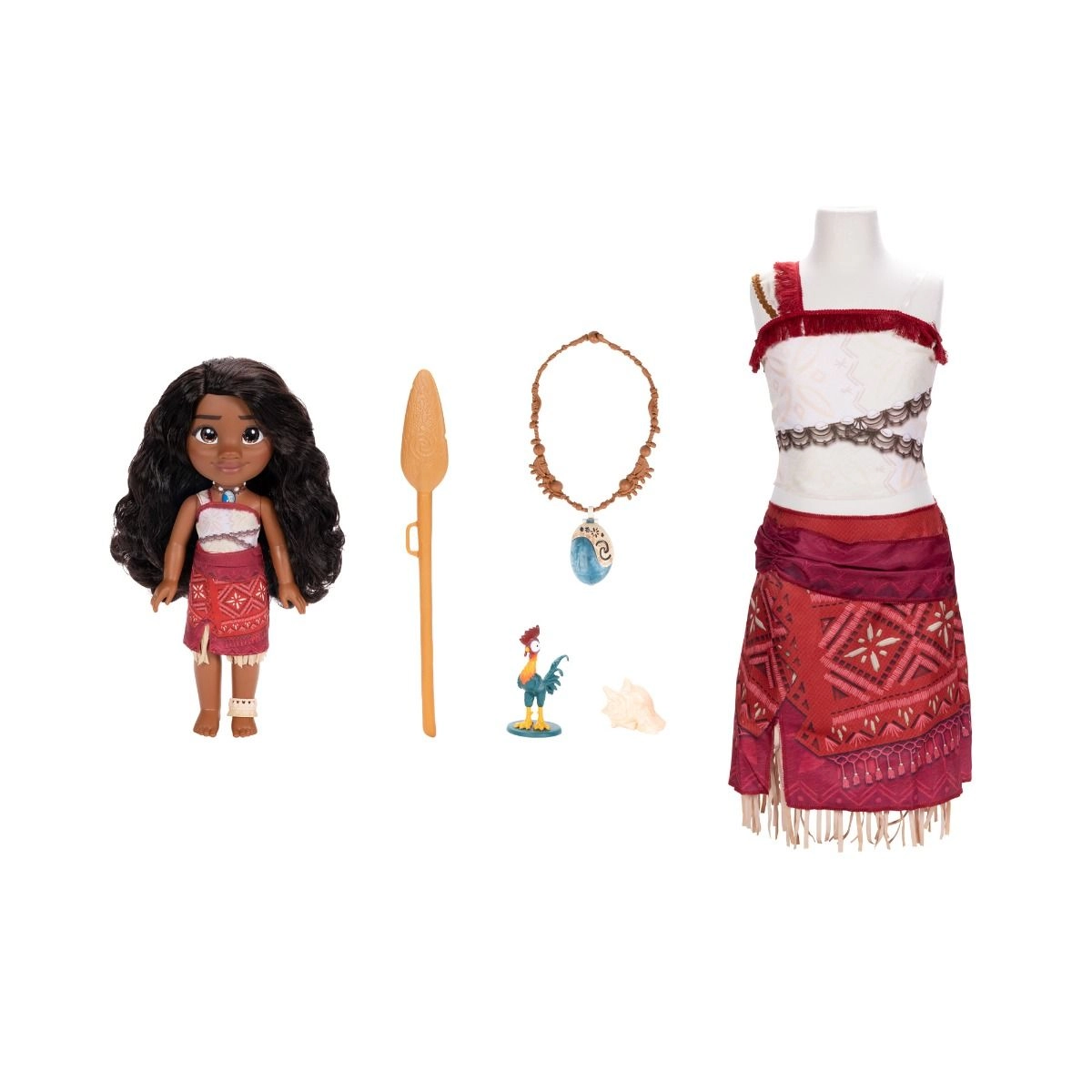 Disney Moana Doll + Dress Up Set - Ages 36+