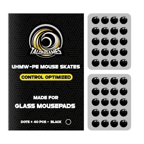 Mouse Skates - 6.5mm 40pcs C-1 Black