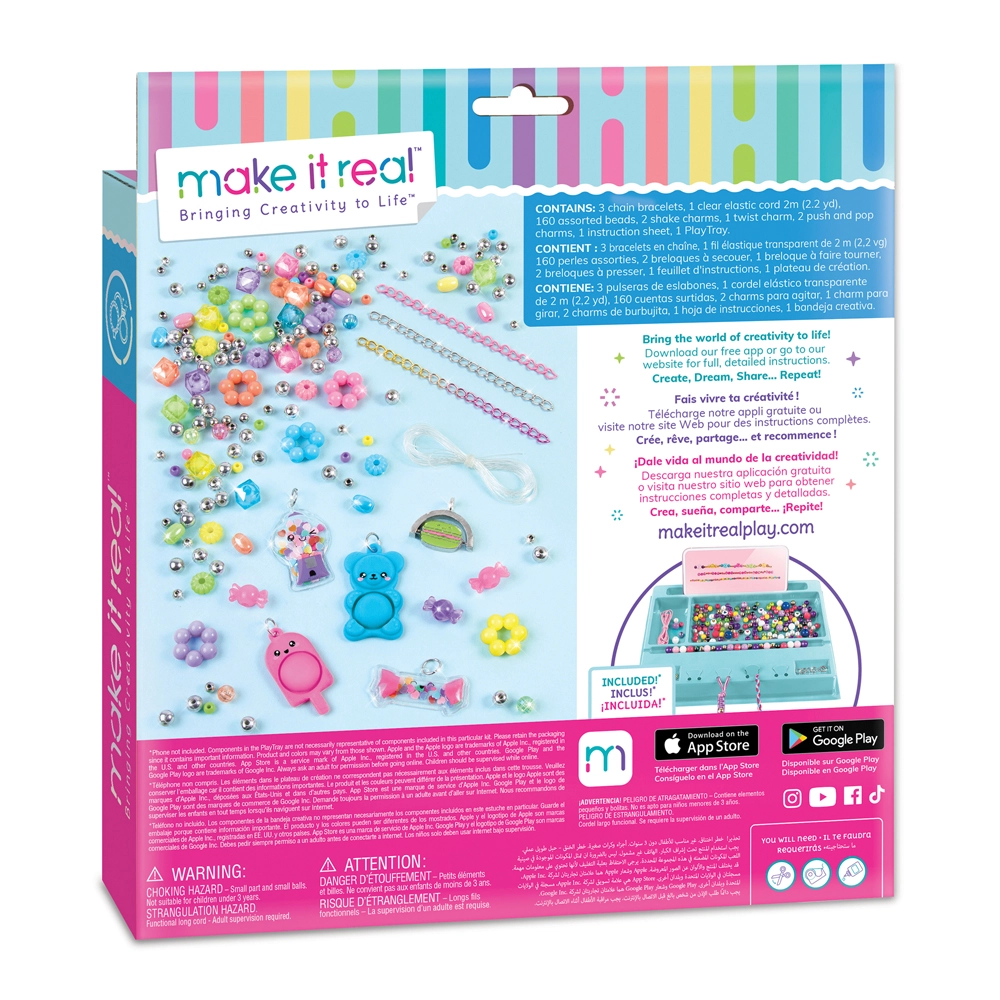 Pop! Shake! Twist! DIY Bracelet Kit - 171pcs 7 bracelets