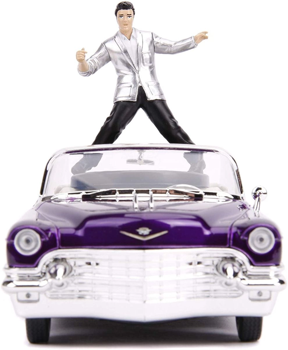 1956 Cadillac Eldorado - Purple with Elvis Figure