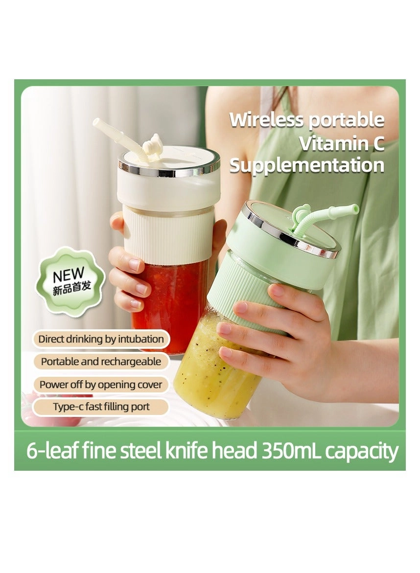 K1 - Portable Blender USB Rechargeable Silicone Straw