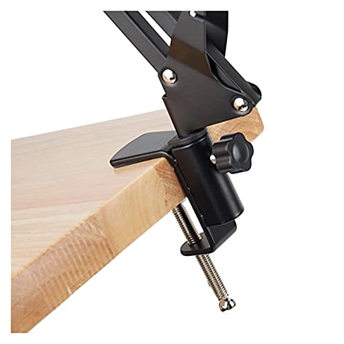 Mic Stand - Extendable Scissor Arm Table Mounting Clamp