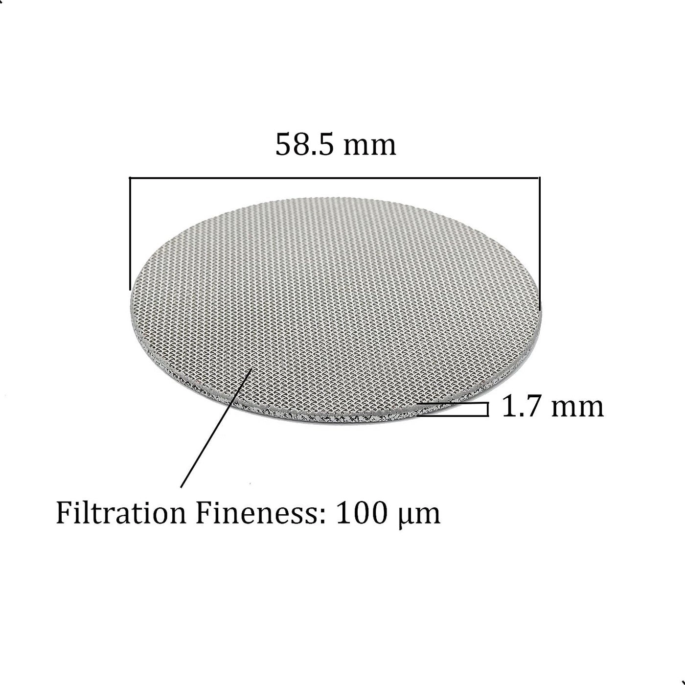 Espresso Puck Screen - 2 Pack 58.5mm 1.7mm 100 microns