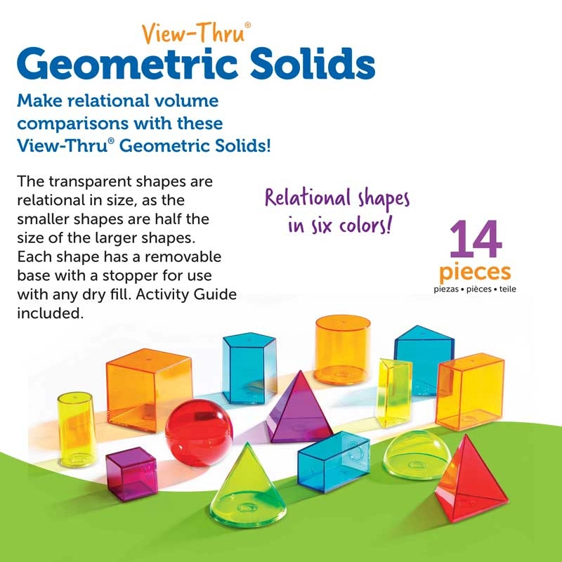 View Through Large Geometric Set - Suitable for 8 years & above 14 pieces