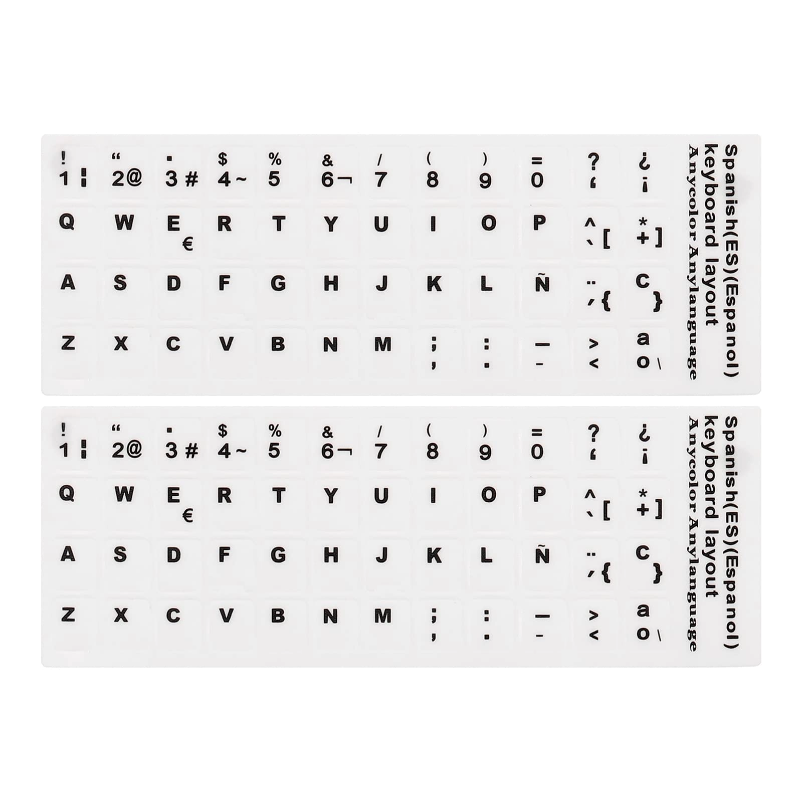 PATIKIL Keyboard Layout Stickers - English