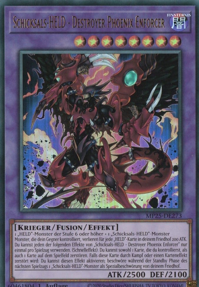 MZTCG Yugioh Destiny Hero - Destroyer Phoenix Enforcer MP25-DE273 - German