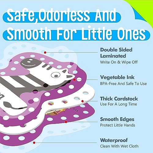 Lacing Cards - Kid 26 pieces