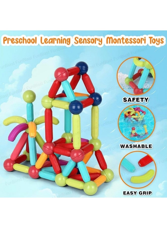 Magnetic Sticks - Construction 32 pcs