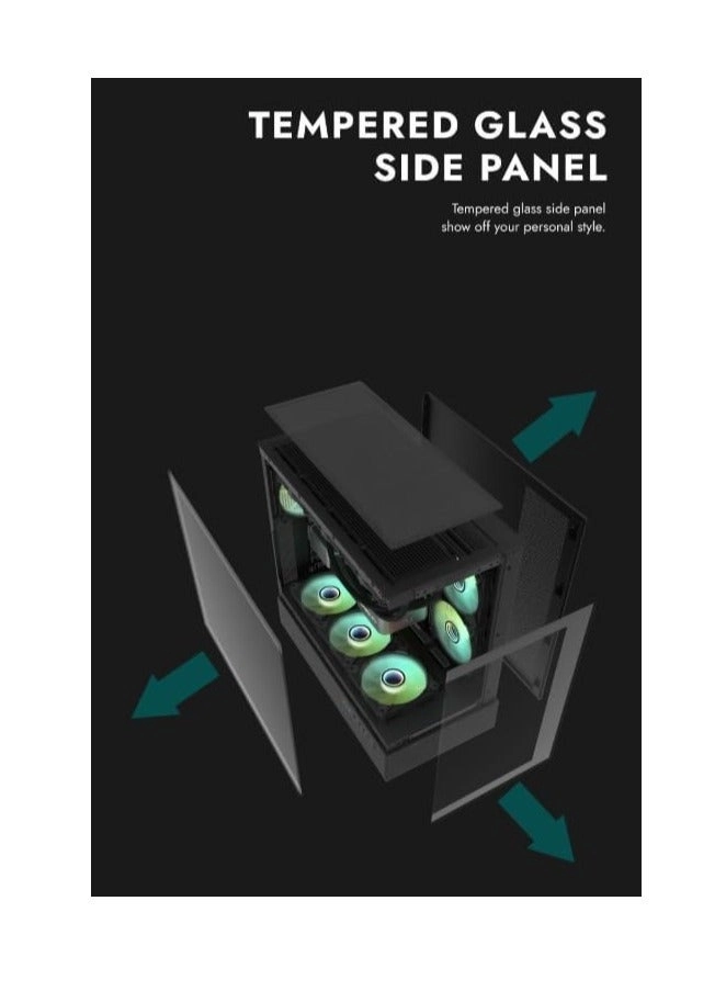 DPX90 - Tempered Glass Panels Mid Tower