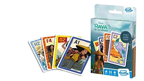 Raya Card Games - 4 in 1 Snap Pairs Happy Families Action