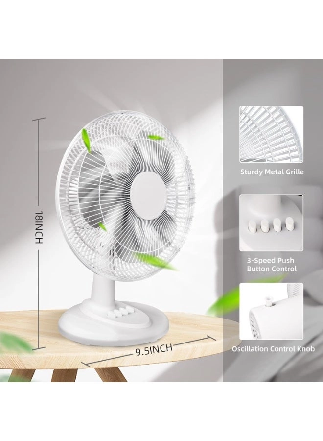 Oscillating Table Fan