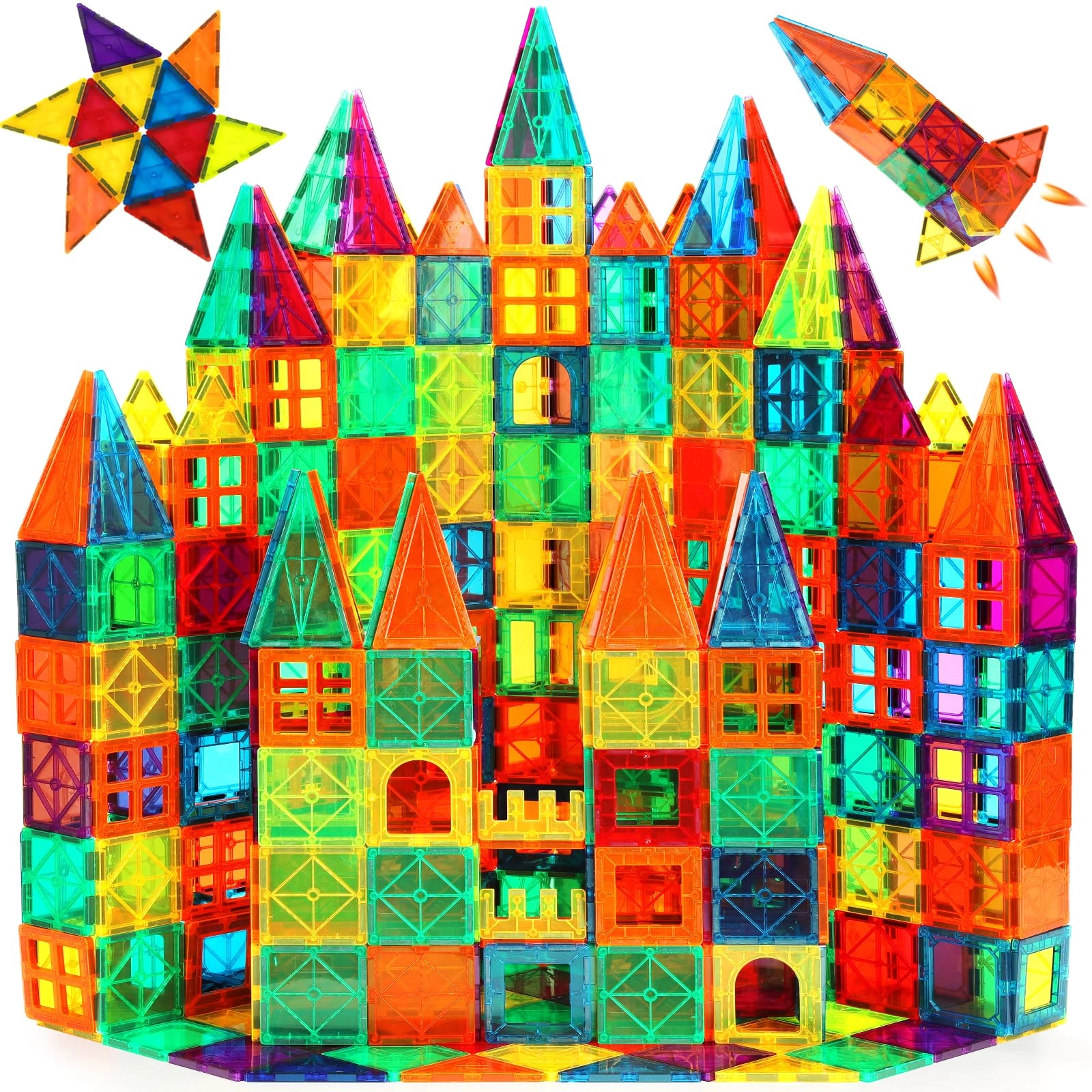 FNJO Magnetic Tiles - 110 pcs