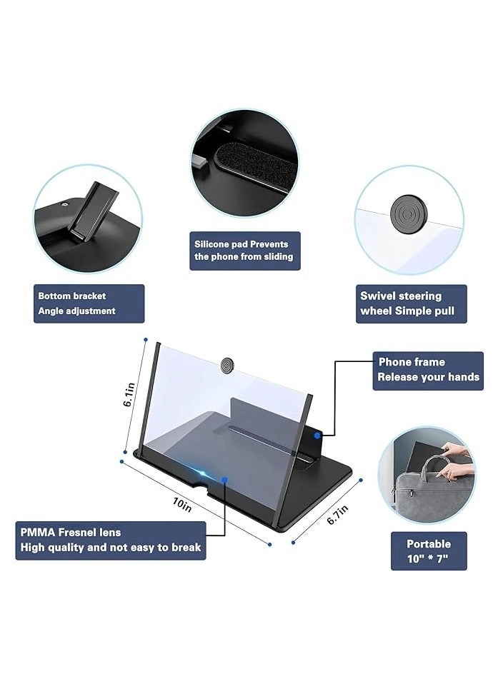 Screen Magnifier - Foldable 16" 3D for All Smartphones