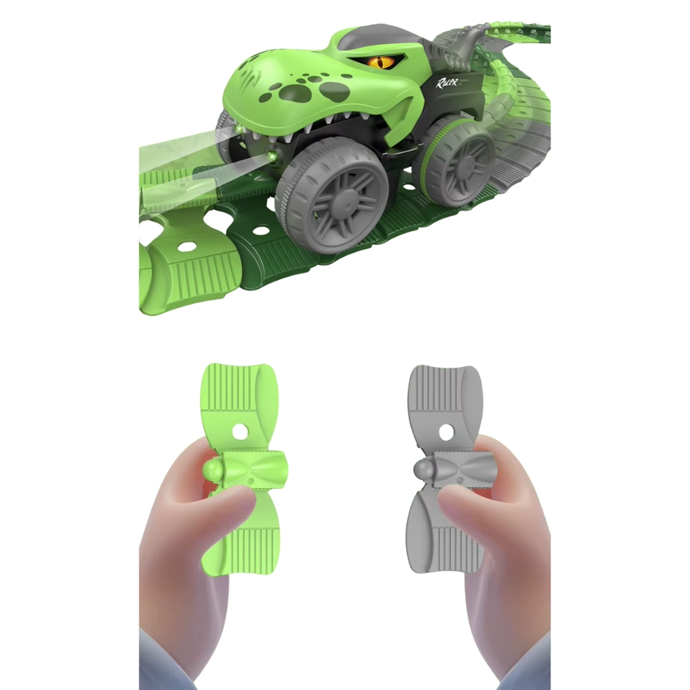 Orbital Dino Track Vehicle Playset - 138 pcs