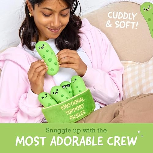 Emotional Support Plushies - Pickle - 15 cm