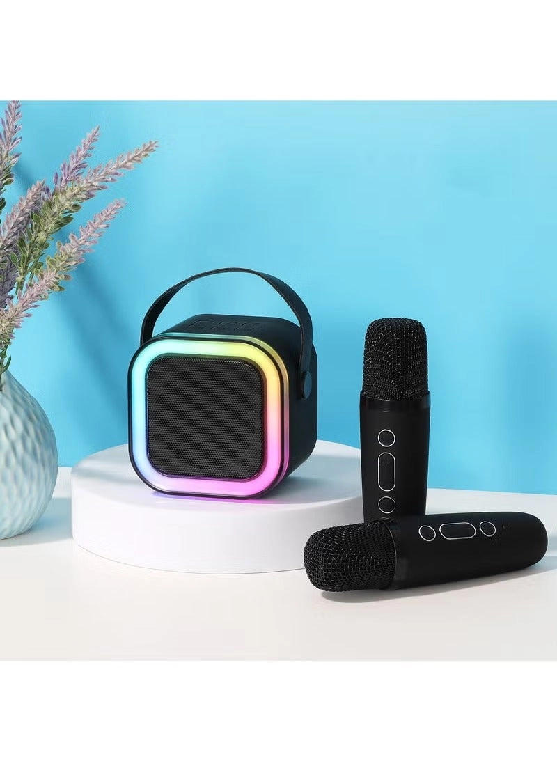 Karaoke Machine - 2 Wireless Microphones 10W