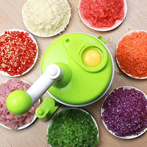 Manual Food Chopper - 1200ml 6 blades