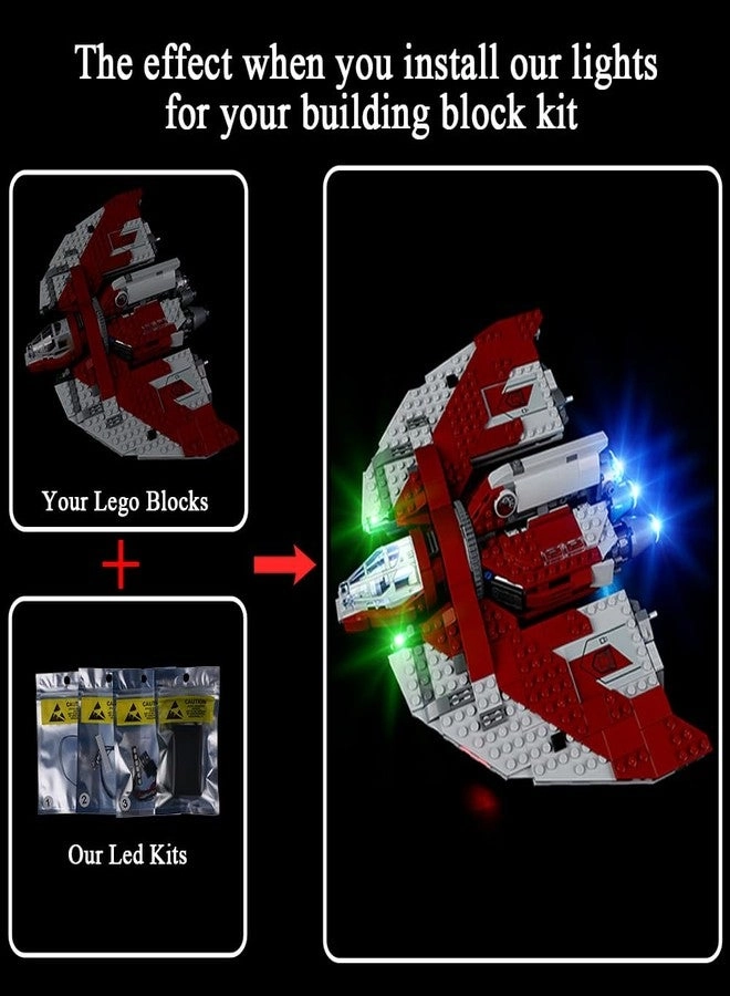 LED Light Kit - Compatible with Lego 75362 Lights Only