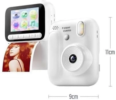 Kids Digital Camera - Instant Thermal Printer 4800W 1080p