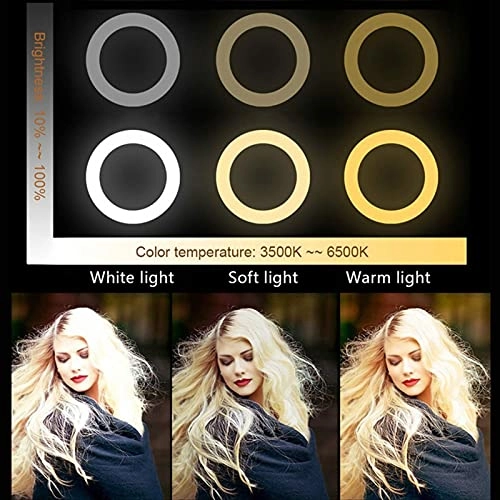 Ring Light LED - 6" Tripod 3 Light Modes