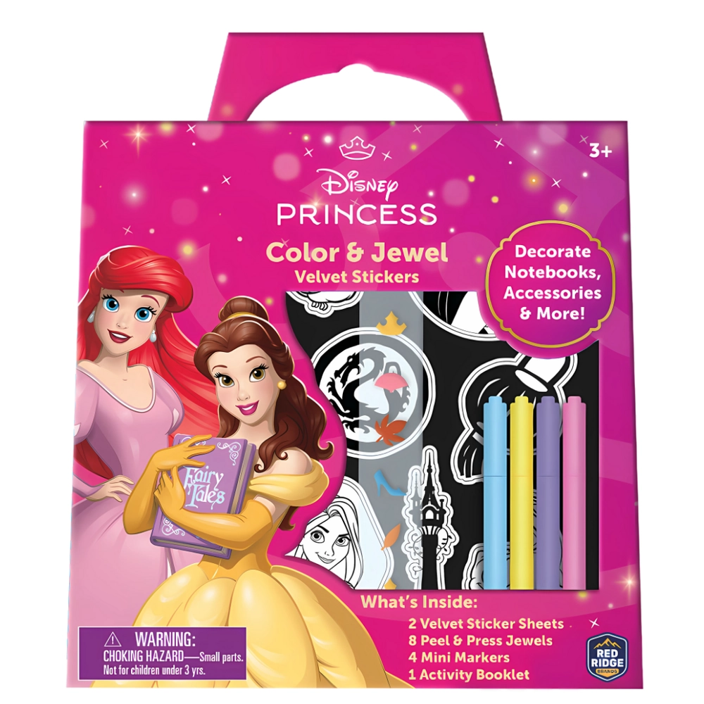 Disney Princess Activity Sticker Book Velvet 2 pcs