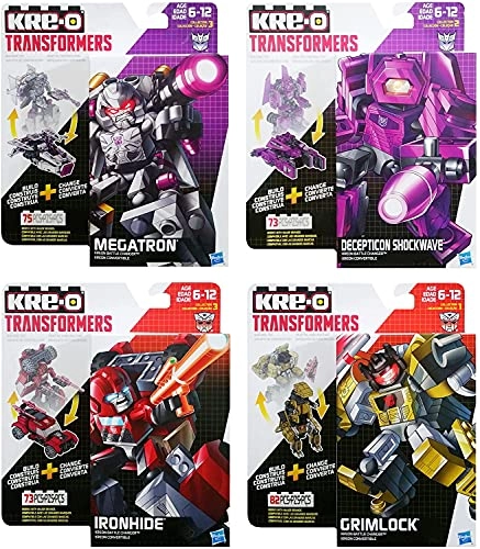 Transformers - Grimlock + Shockwave + Megatron + Ironhide (4 pcs.)
