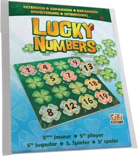 Lucky Numbers: 5th Player Expansion + Double Seven (French) + Bottle Opener