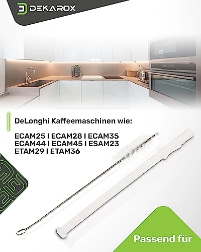 Milk Tube - 165 mm white + Cleaning Brush