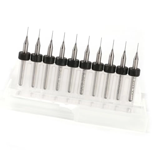 Carbide Micro Drill Bits - Tungsten Steel 10pcs 0.3mm
